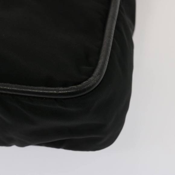 CELINE Shoulder Bag Nylon Black Auth 76411 - Picture 9 of 16